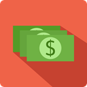 Cash, Currency, Notes, Business, commerce, Money Tomato icon