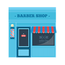 salon, buildings, hair, Business, commerce, Shop, Barbershop MediumTurquoise icon