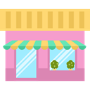 Restaurant, Business, store, Shop, buildings Khaki icon