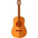 music, guitar, Spanish Guitar, Folk, musical instrument, flamenco, String Instrument, Orchestra, Acoustic Guitar Black icon