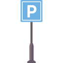 signs, Parking, Automobile, sign, vehicle Black icon