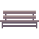 Seat, Comfortable, urban, Park, Bench Black icon