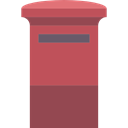 mail, Tools And Utensils, symbol, Mailbox IndianRed icon