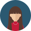 profile, Girl, user, people, Avatar, woman, Business DarkSlateGray icon