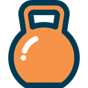 kilogram, weights, Tools And Utensils, weight, Burden, load Coral icon