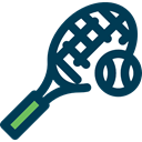 racket, Sportive, Ball, tennis, sports MidnightBlue icon