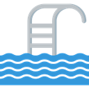 Summertime, sports, Swimming Pool, Ladder, water DodgerBlue icon