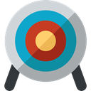 Aim, Target, sports, sniper, weapons, shooting LightGray icon