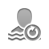 swimming, Reload DarkGray icon