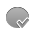 Ellipse, checkmark DarkGray icon