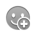 smiley, Add DarkGray icon