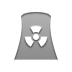 plant, nuclear, power DarkGray icon