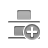 Bottom, Add, distribute, vertica Icon