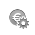 coin, Gear, Euro Icon