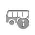 Bus, Info DarkGray icon