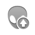 Up, gray, gray up, Alien DarkGray icon