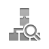 zoom, chart, organizational Gray icon