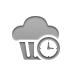 cupcake, Clock DarkGray icon