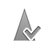 checkmark, sharpen Gray icon