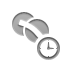 Clock, Animation Gray icon