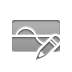 low, frequency, wave, pencil DarkGray icon