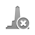 Close, Monument Gray icon