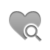 Heart, zoom DarkGray icon