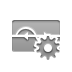 frequency, wave, Gear, reduce DarkGray icon