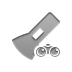 Binoculars, Flashlight Gray icon