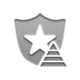 pyramid, security Gray icon