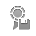 Diskette, Certificate Gray icon