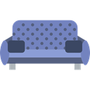 furniture, sofa, Elegant, Household LightSlateGray icon