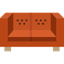 sofa, Household, furniture, Elegant Chocolate icon
