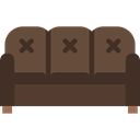sofa, Armchair, furniture, livingroom, Comfortable DarkOliveGreen icon