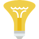 technology, illumination, Light bulb, electricity, invention, Idea SandyBrown icon