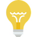 Idea, invention, Light bulb, electricity, illumination, technology SandyBrown icon