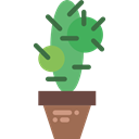 Cactus, plant, Dessert, dry, nature, Botanical Black icon