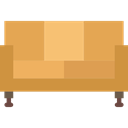 livingroom, Comfortable, sofa, Armchair, furniture SandyBrown icon