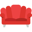 sofa, Comfortable, Armchair, furniture, livingroom Crimson icon