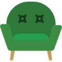 Seat, furniture, Armchair, Comfortable, Chair ForestGreen icon