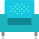 Chair, furniture, Comfortable, Armchair, Seat DarkTurquoise icon