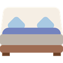 Comfortable, Bed, Rest, bedroom, furniture Linen icon