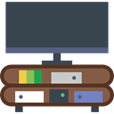 technology, Tv, screen, television DarkSlateGray icon
