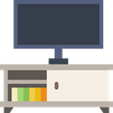 screen, television, Tv, technology DarkSlateGray icon