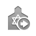 Synagogue, right Gray icon