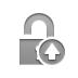 open up, Up, open, Lock DarkGray icon
