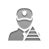 Watchman, pyramid Gray icon