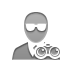 Binoculars, Agent Gray icon