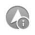 Info, arrowhead, Up DarkGray icon