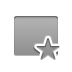 star, Rectangle DarkGray icon